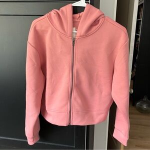 A New Day Pink Scuba Zip Hoodie Small